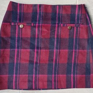 Loft Plaid Skirt